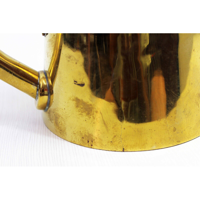 Vintage watering can in brass, 1950