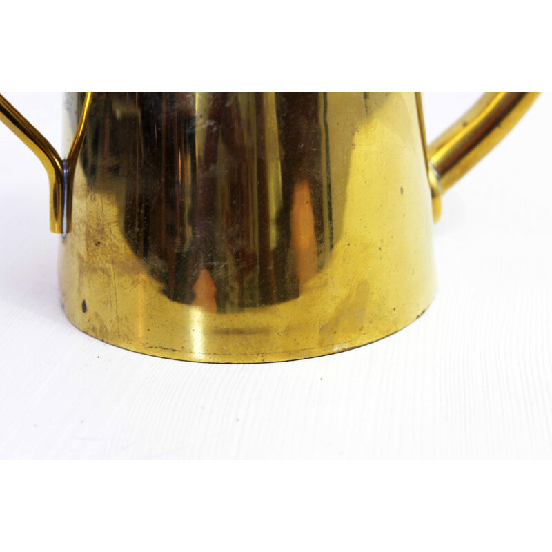 Vintage watering can in brass, 1950