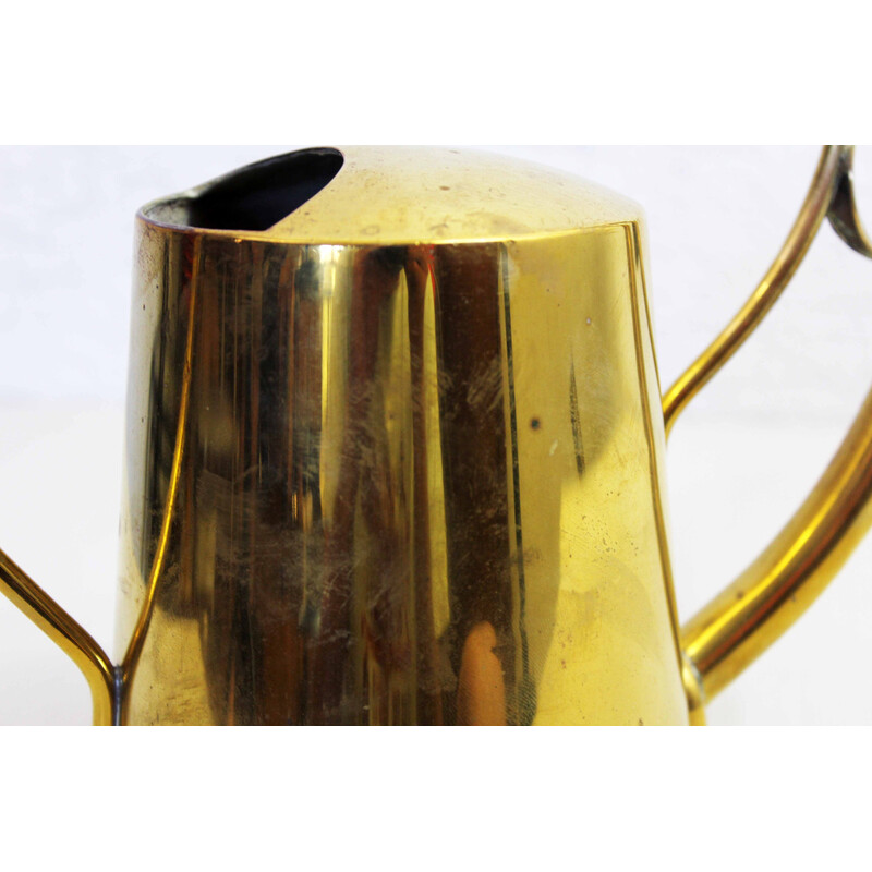 Vintage watering can in brass, 1950