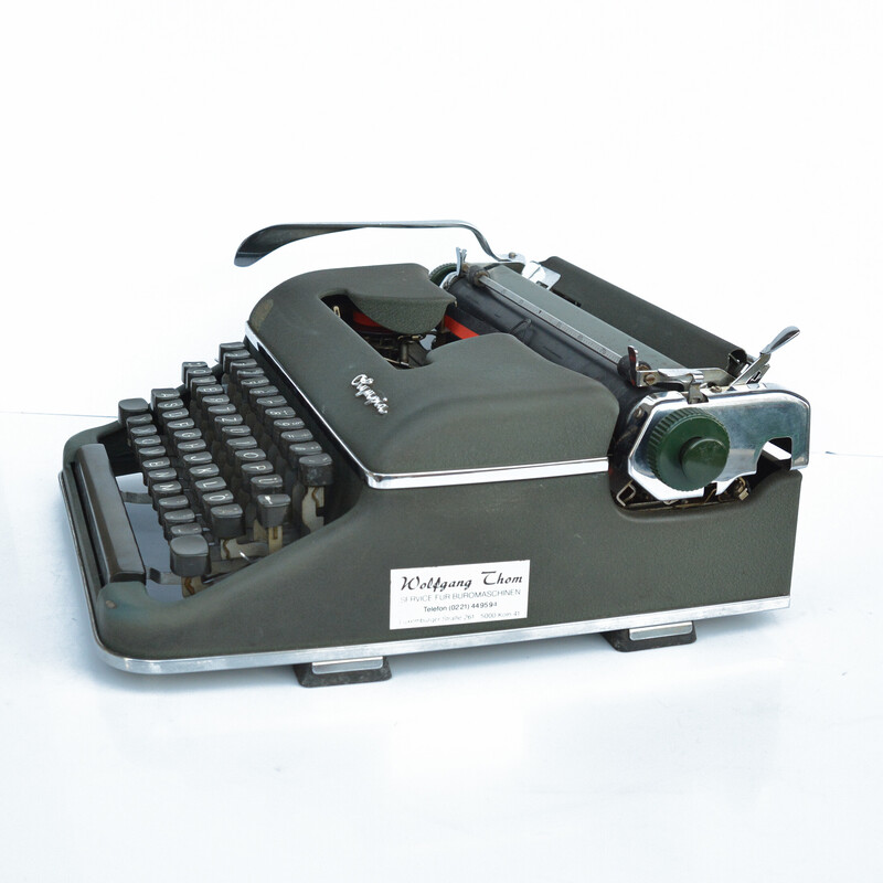 Vintage Koffer-Schreibmaschine von Olympia Wilhelmshaven, Deutschland 1953