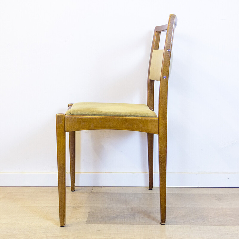 Set of 4 mid century chairs by Guilleumas, Spain 1960s