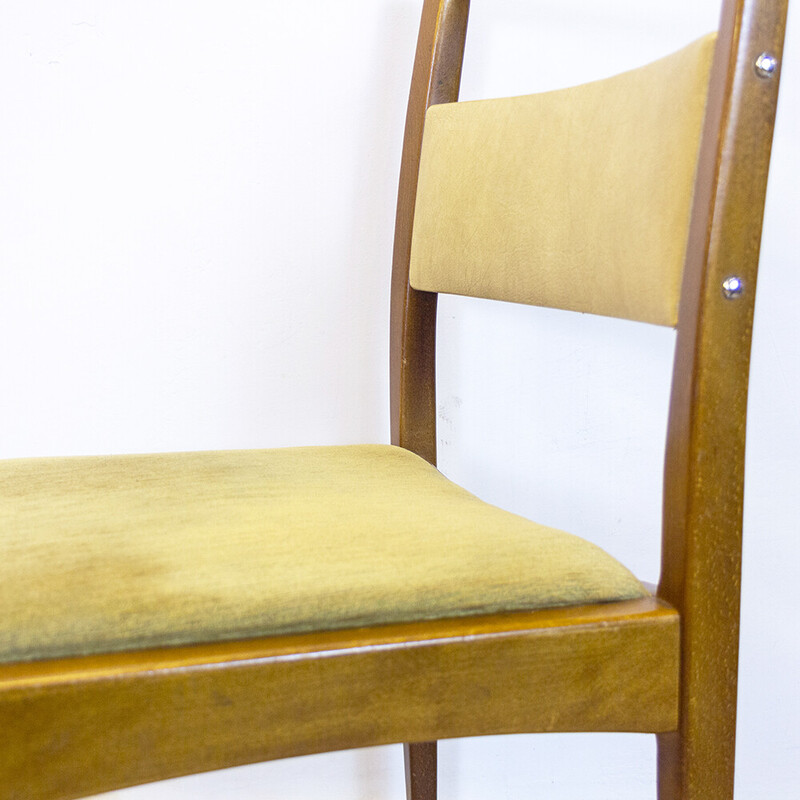 Set of 4 mid century chairs by Guilleumas, Spain 1960s