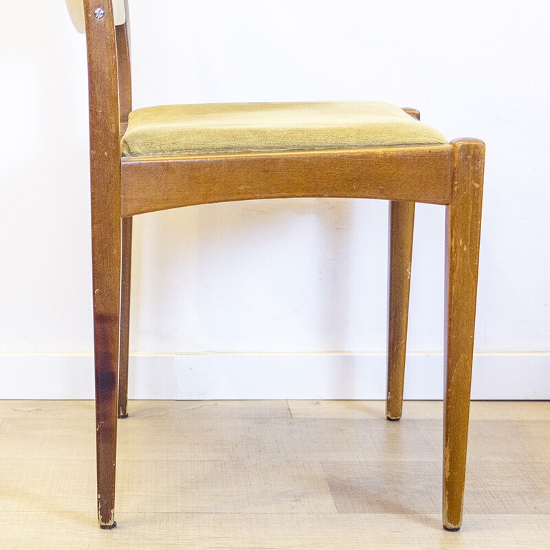 Set of 4 mid century chairs by Guilleumas, Spain 1960s