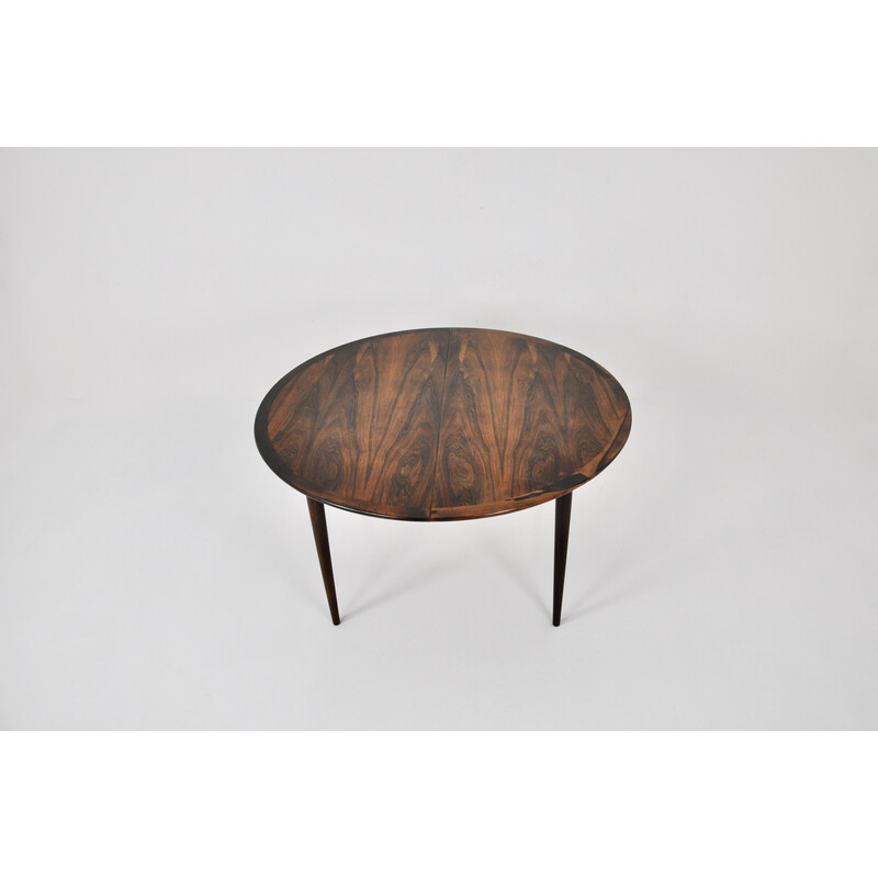 Vintage extendable round table by Grete Jalk for Cj Rosengaarden, 1960