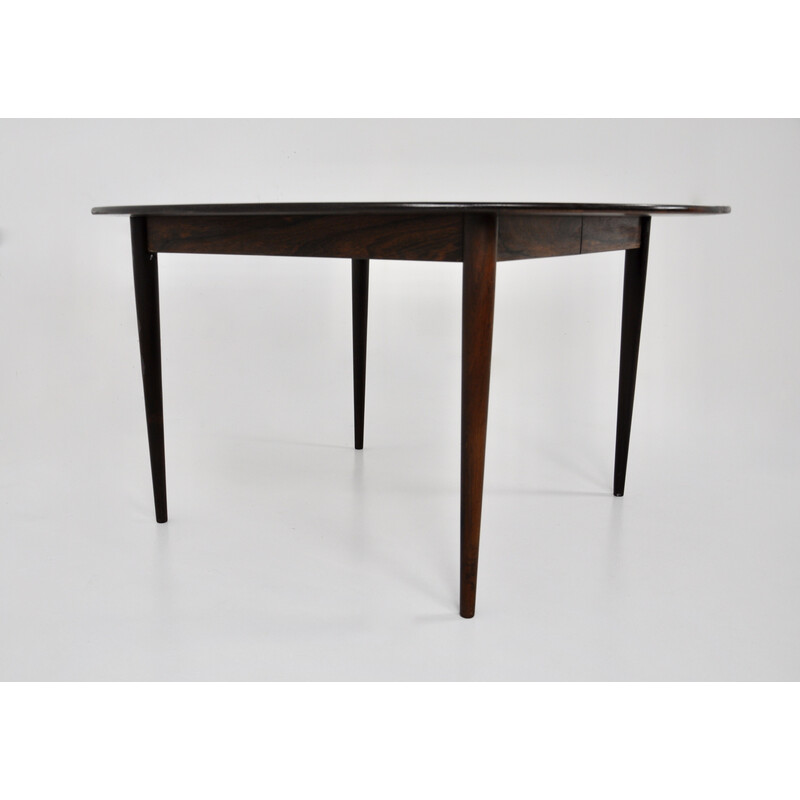 Mesa redonda extensível Vintage por Grete Jalk para Cj Rosengaarden, 1960