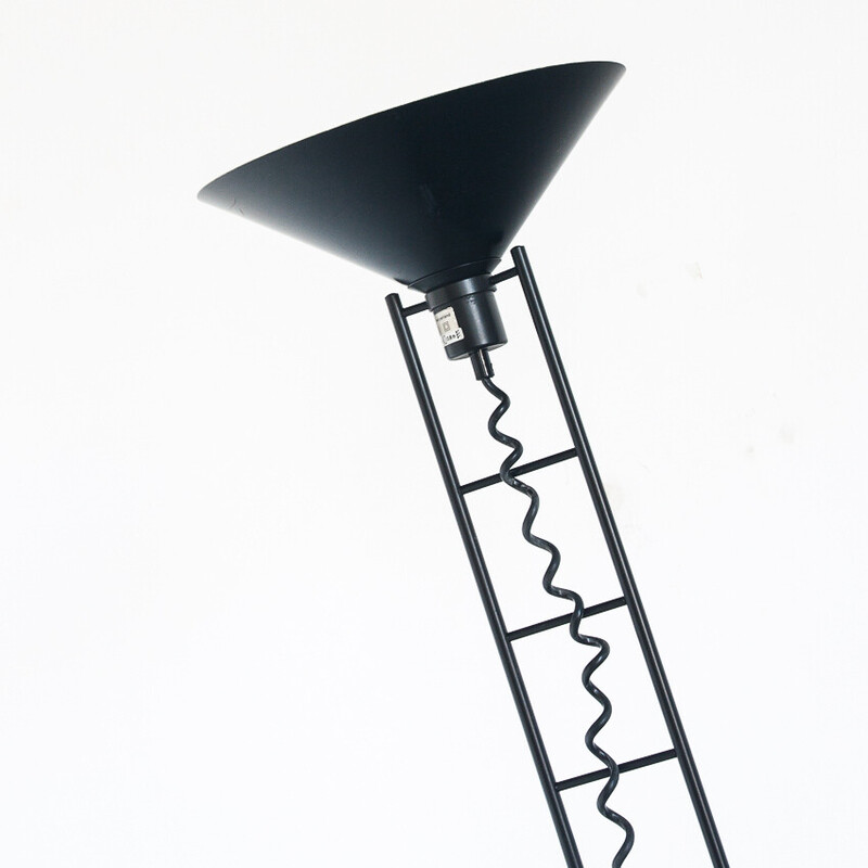 Lámpara de pie regulable vintage, Suiza 1980-1990