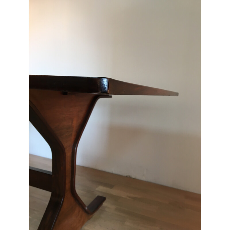 Bernini dining room table in rosewood, Gianfranco FRATTINI - 1960s