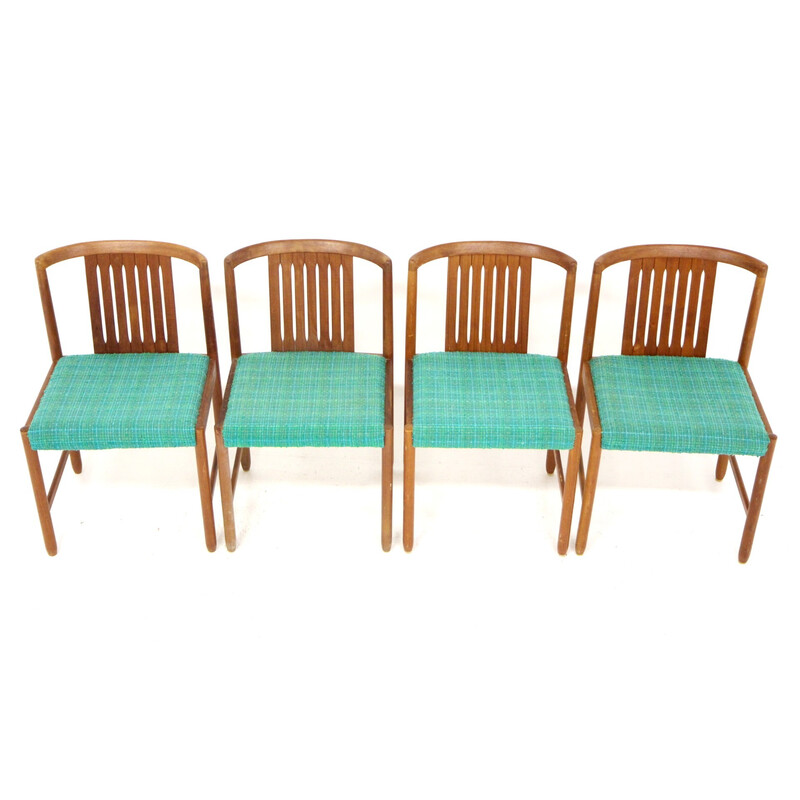 Set di 4 sedie vintage in teak di Bertil Fridhagen per Bodafors, Svezia 1960