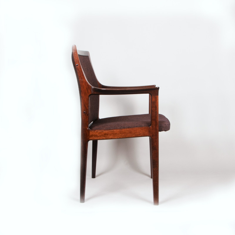 Vintage-Sessel aus Buchenholz und Wollpolsterung von Torbjørn Afdal für Bruksbo, Norwegen 1960