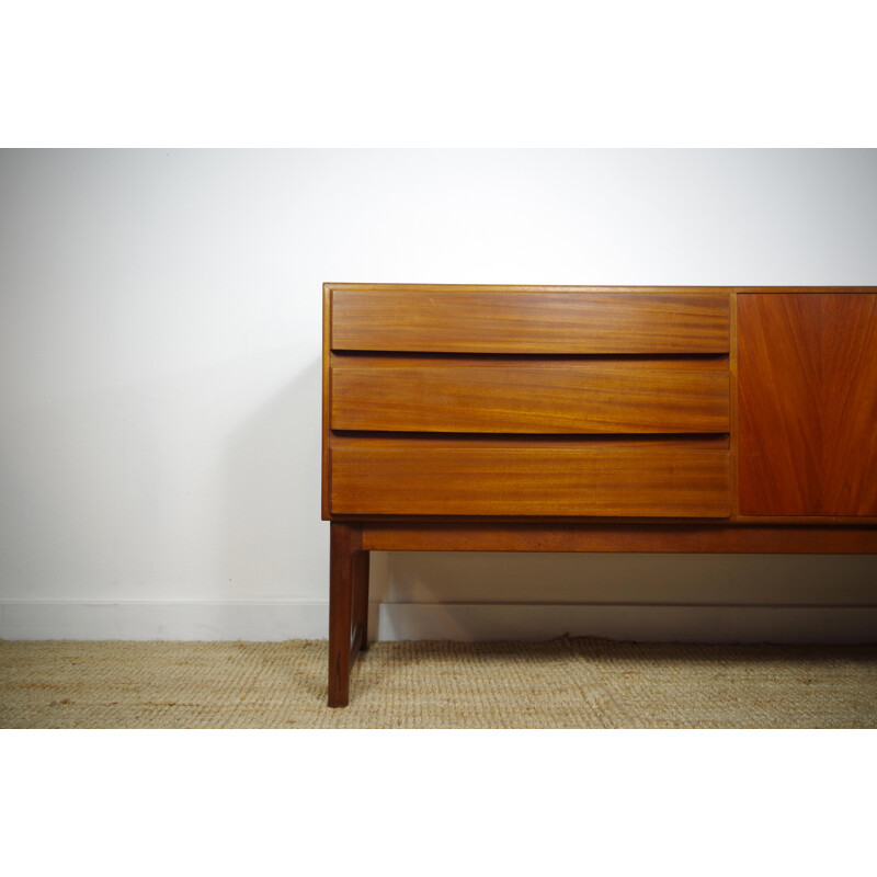 Teak sideboard with sleded feet - 1960s 