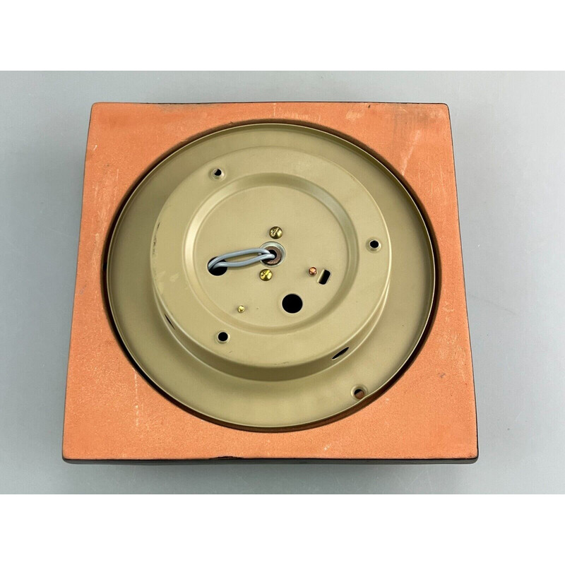 Lampada da parete in ceramica vintage, 1960-1970