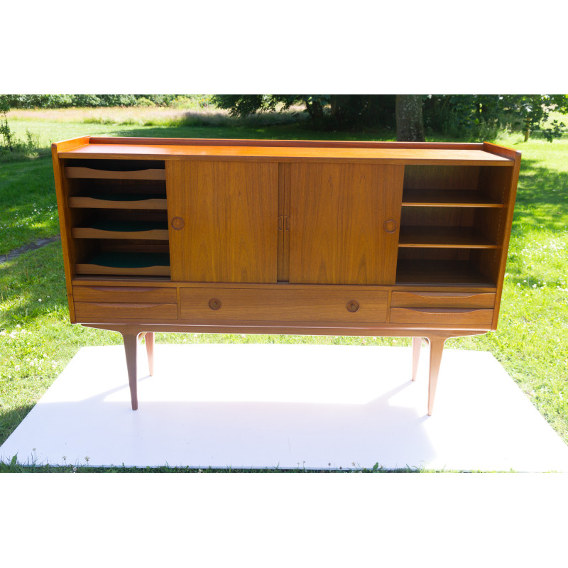 Vintage Danish teak sideboard by Johannes Andersen for Uldum Møbelfabrik, 1960s