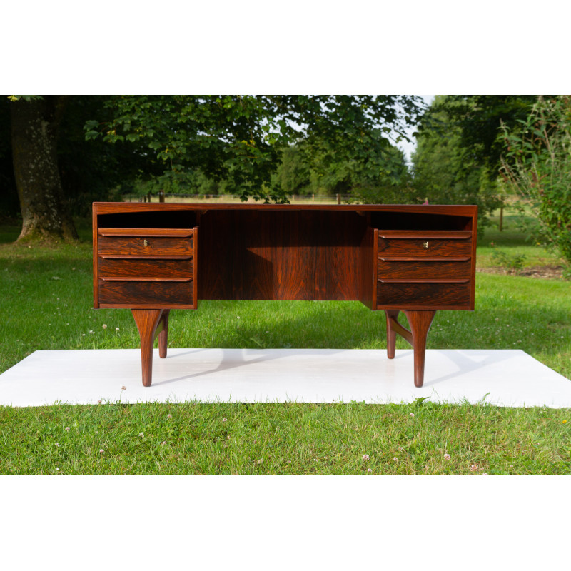 Mid-century Danish rosewood desk by Valdemar Mortensen, 1960s