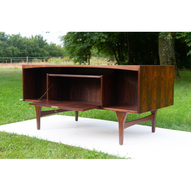 Vintage Deens palissander bureau van Valdemar Mortensen, 1960