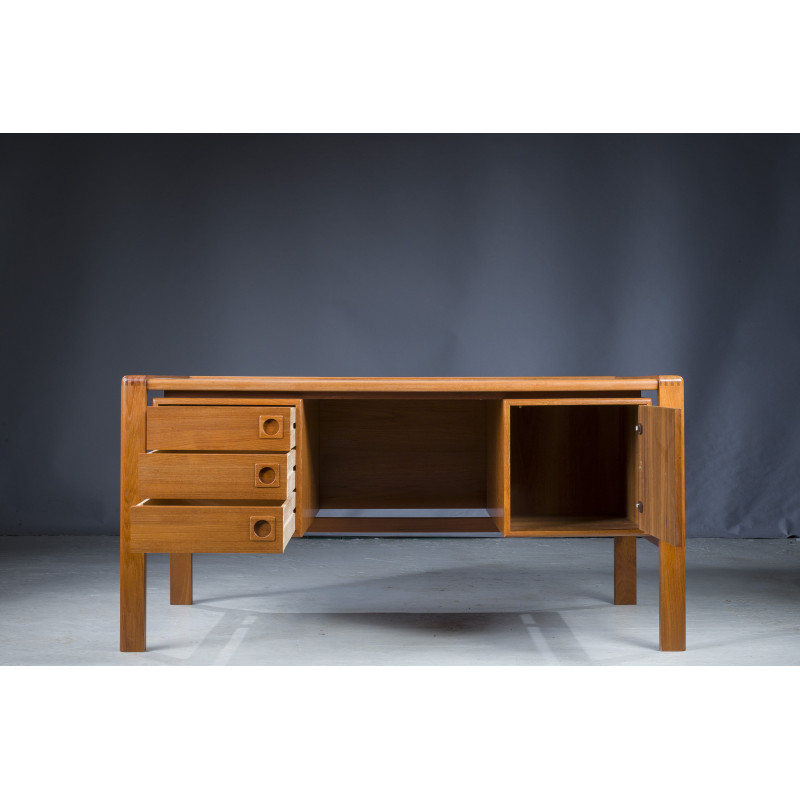 Vintage teakhouten bureau van H.P. Hansen, Denemarken 1960