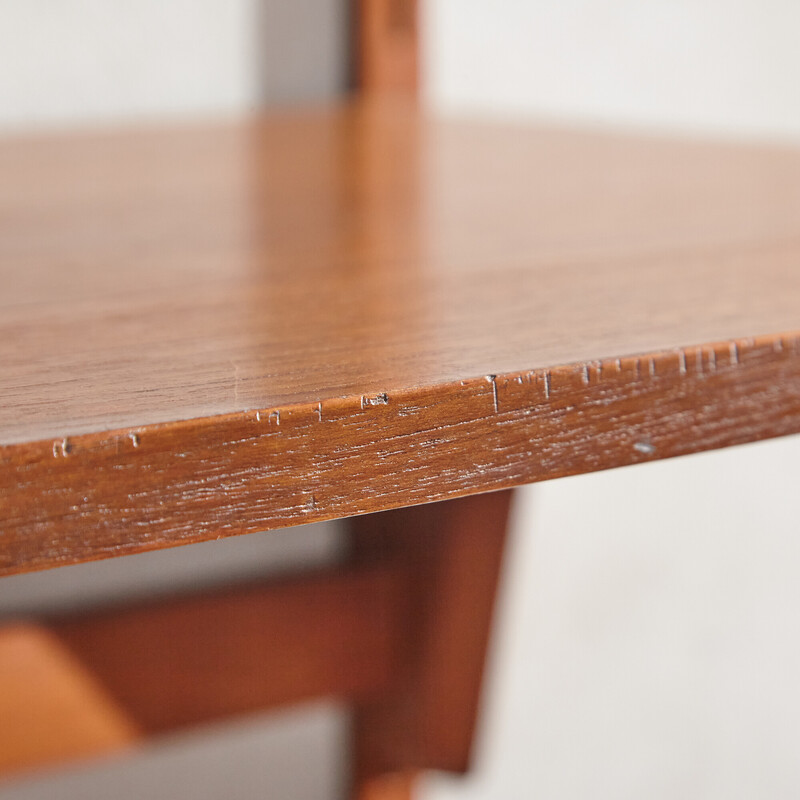 Vintage teak shelving system by Kai Kristiansen for Fm Møbler, 1960s