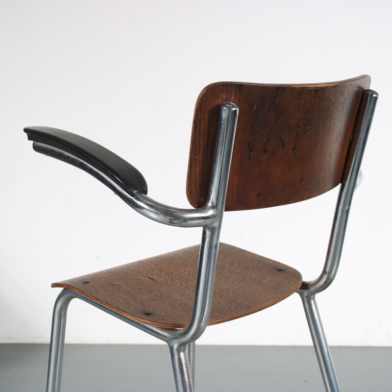 Vintage high children chair by Gispen, Netherlands 1950s