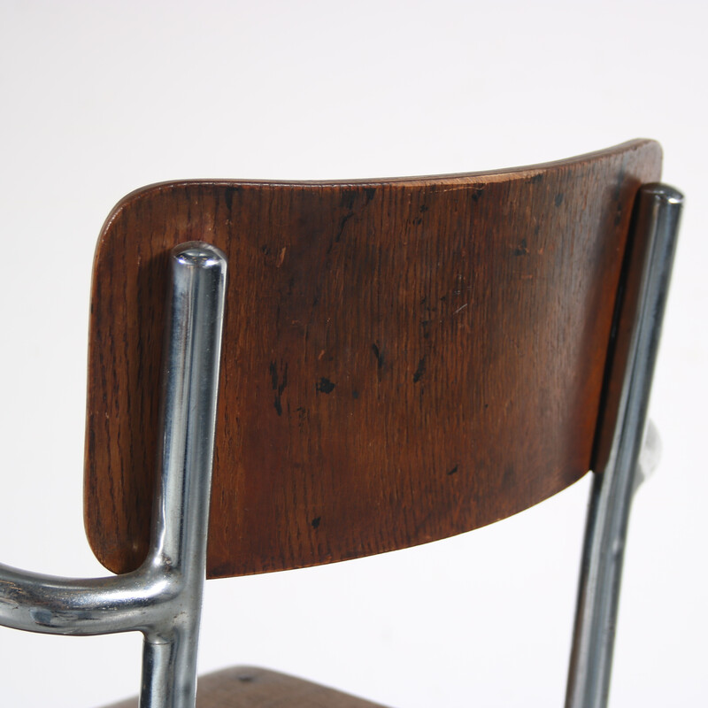 Vintage high children chair by Gispen, Netherlands 1950s