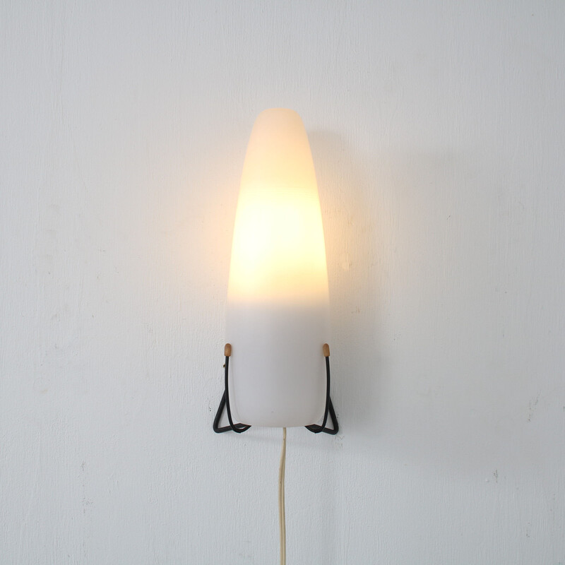 Lámpara de pared vintage de Louis Kalff para Philips, Países Bajos 1950