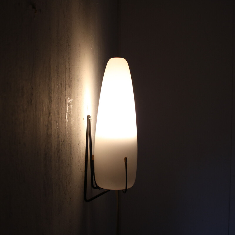 Lámpara de pared vintage de Louis Kalff para Philips, Países Bajos 1950
