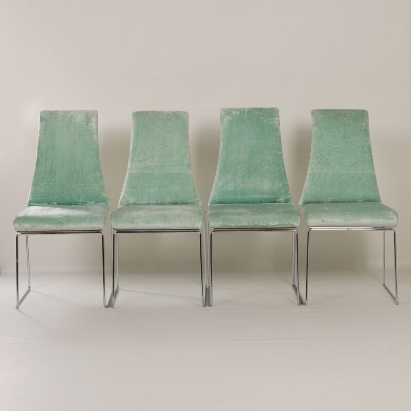 Set di 4 sedie vintage Magnolia di Kazuhide Takahama per Dino Gavina, 2000