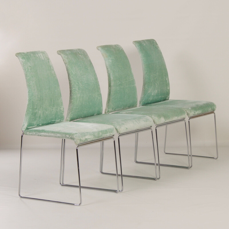 Set of 4 vintage Magnolia dining chairs by Kazuhide Takahama for Dino Gavina, 2000s