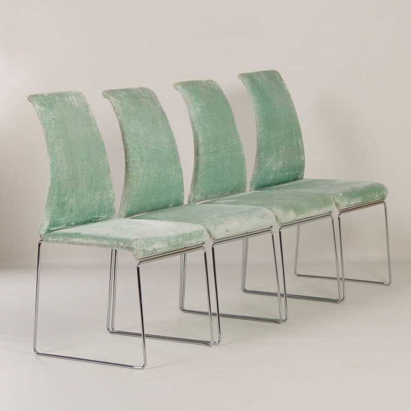 Set van 4 vintage Magnolia stoelen van Kazuhide Takahama voor Dino Gavina, 2000