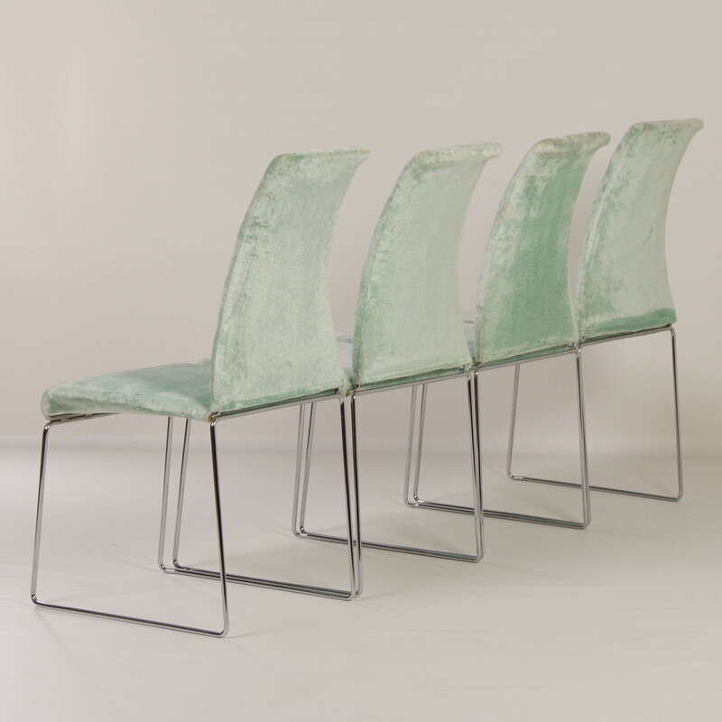 Ensemble de 4 chaises Magnolia vintage par Kazuhide Takahama pour Dino Gavina, 2000
