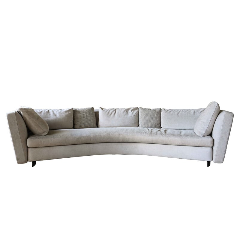 Vintage semi-curvo Seymour sofa by Rodolfo Dordoni