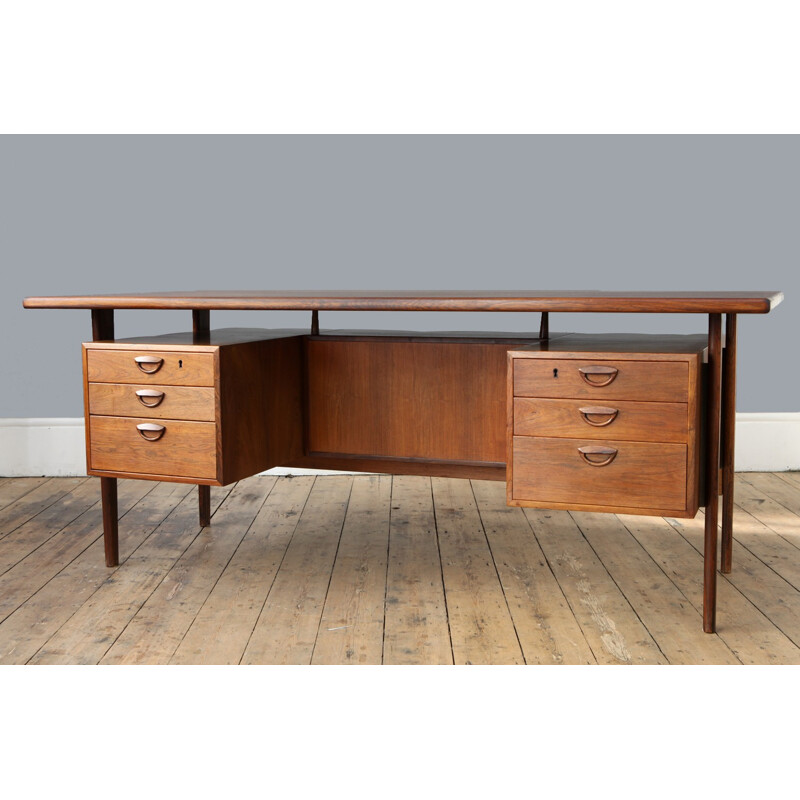 Feldballes Mobelfabrik "FM60" executive desk, Kai KRISTIANSEN - 1960s