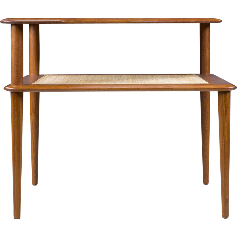 Vintage Minerva teak coffee table by Peter Hvidt and Orla Molgaard Nielsen for France and Søn