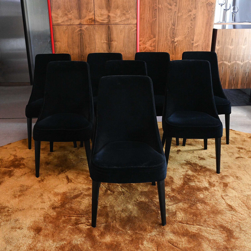 Set van 8 vintage stoelen van Antonio Citterio voor Maxalto, 2018