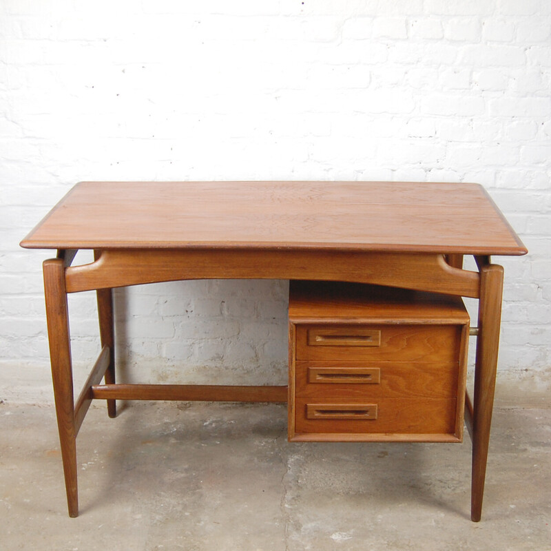 Scandinavisch vintage bureau van P.J. Neirinck, België 1960