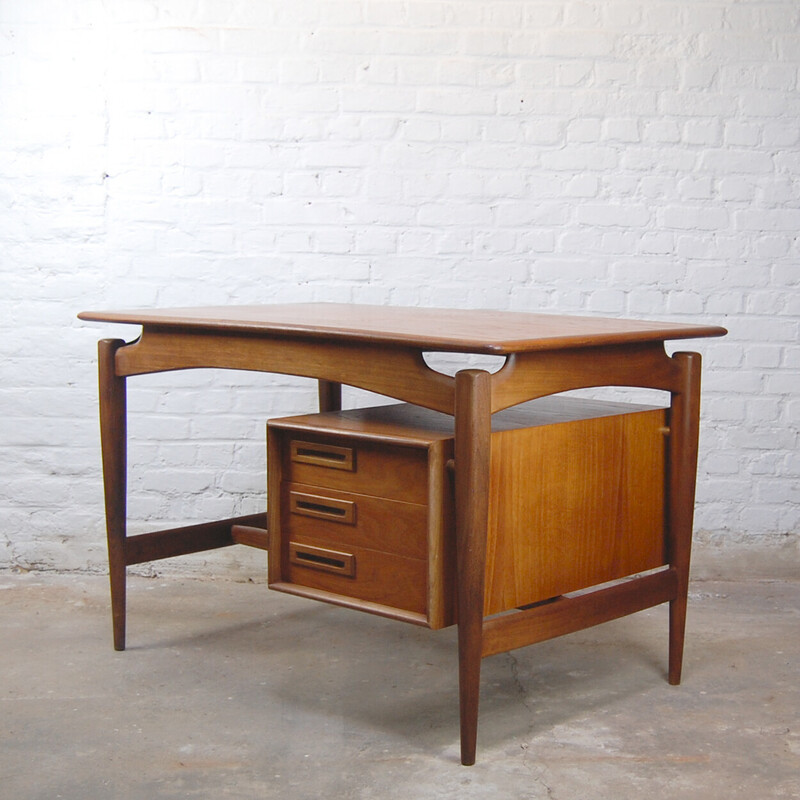 Scandinavian vintage desk by P.J. Neirinck, Belgium 1960s