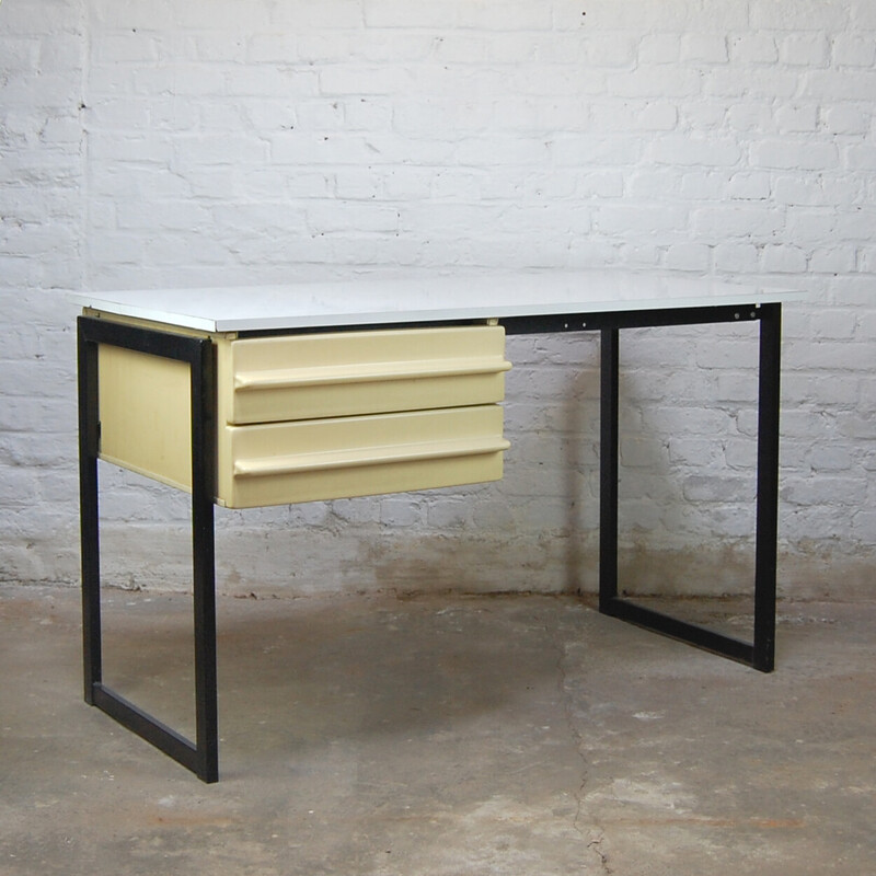 Vintage "Plastiburo 10" desk by Guy Bernard for Meurop, 1970s