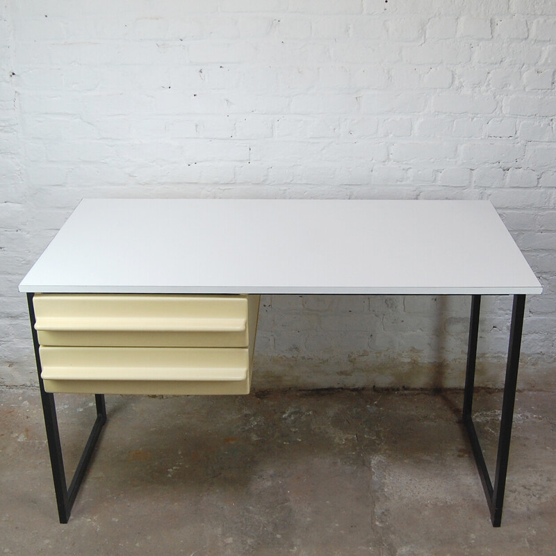 Vintage "Plastiburo 10" desk by Guy Bernard for Meurop, 1970s