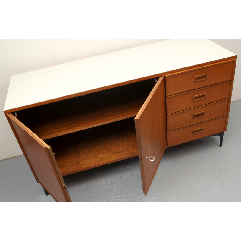 Vintage sideboard in teak and formica by Ernst Martin Dettinger, 1960s