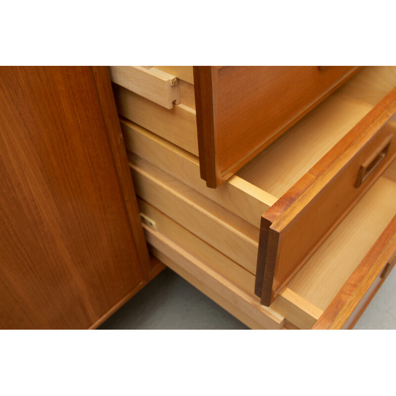 Vintage sideboard in teak and formica by Ernst Martin Dettinger, 1960s