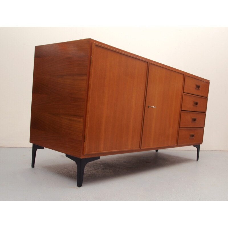 Vintage sideboard in teak and formica by Ernst Martin Dettinger, 1960s