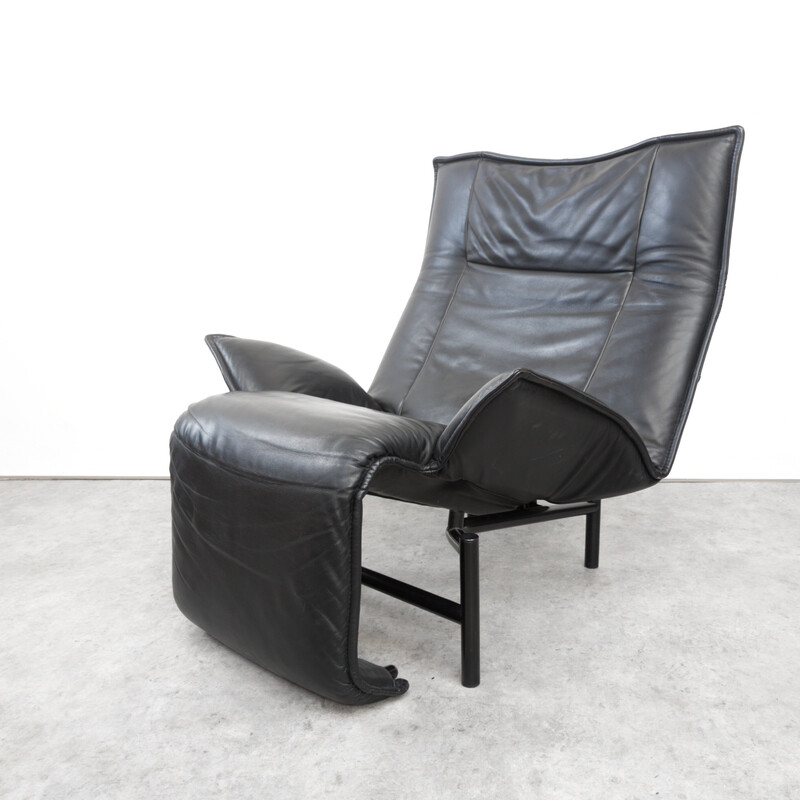 Veranda vintage verstelbare fauteuil van Vico Magistretti voor Cassina