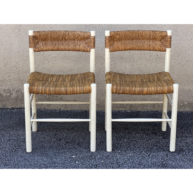 Pair of vintage Dordogne chairs by Robert Sentou, 1950s