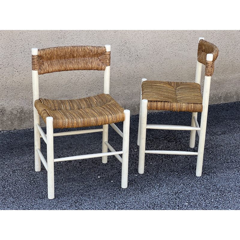 Paar vintage Dordogne stoelen van Robert Sentou, 1950