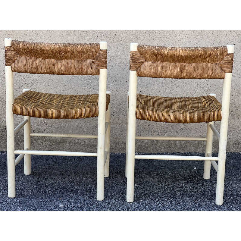 Paar vintage Dordogne stoelen van Robert Sentou, 1950
