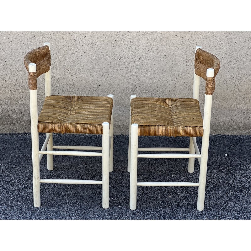 Pair of vintage Dordogne chairs by Robert Sentou, 1950s