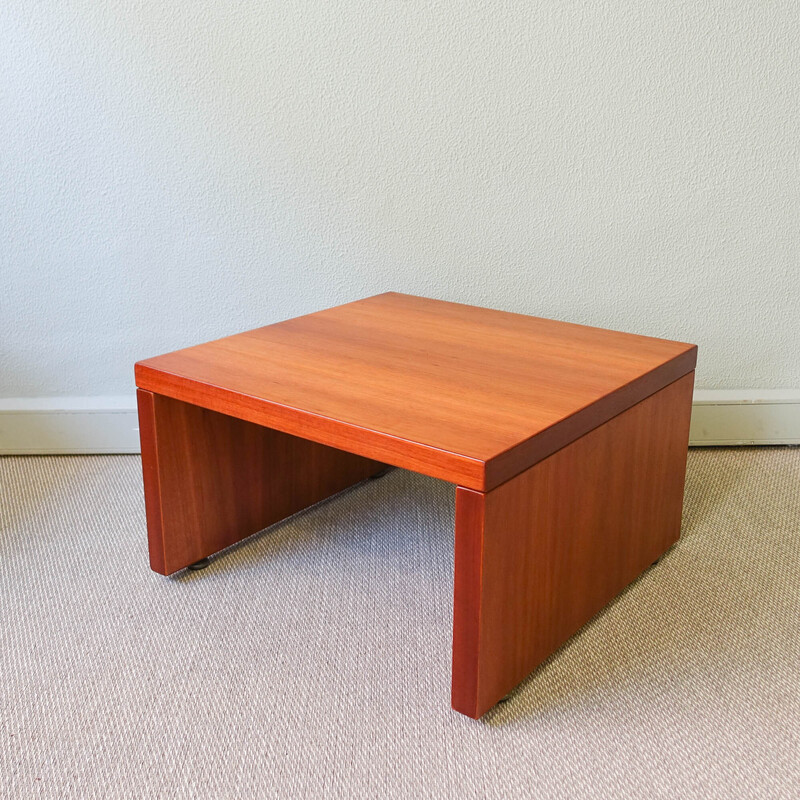 Vintage Brazilian side table in exotic wood by Sergio Rodrigues for Oca, 1970s