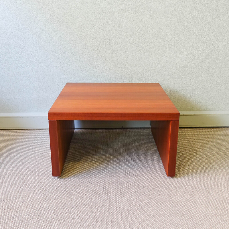 Vintage Brazilian side table in exotic wood by Sergio Rodrigues for Oca, 1970s