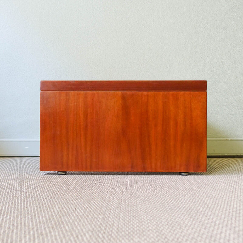 Vintage Brazilian side table in exotic wood by Sergio Rodrigues for Oca, 1970s