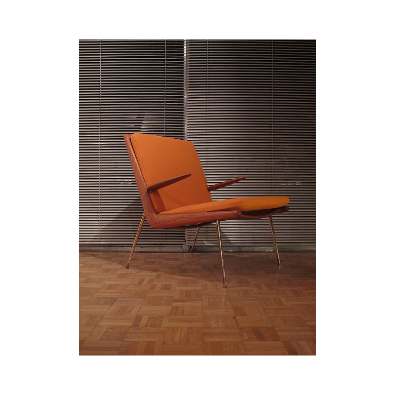 Fauteuil "135 Boomerang chair" France & Son, Peter HVIDT & Orla MOLGAARD NIELSEN - 1950