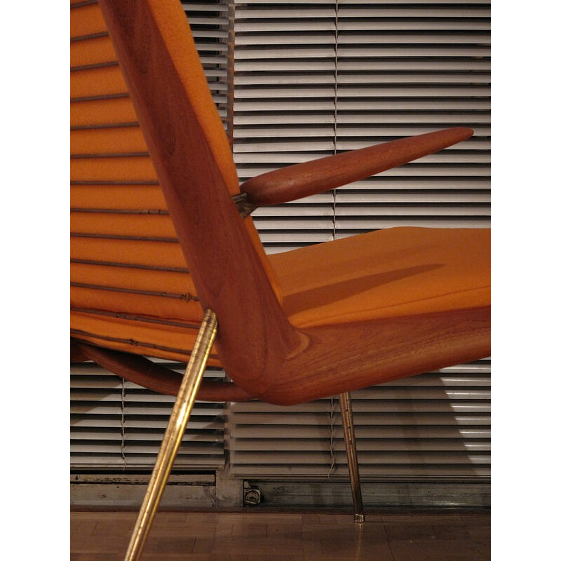 Fauteuil "135 Boomerang chair" France & Son, Peter HVIDT & Orla MOLGAARD NIELSEN - 1950