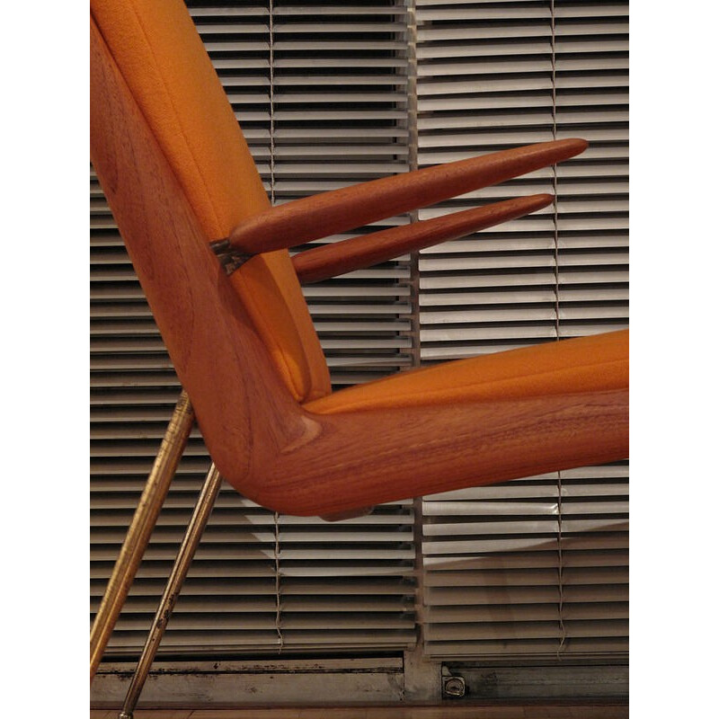 Fauteuil "135 Boomerang chair" France & Son, Peter HVIDT & Orla MOLGAARD NIELSEN - 1950